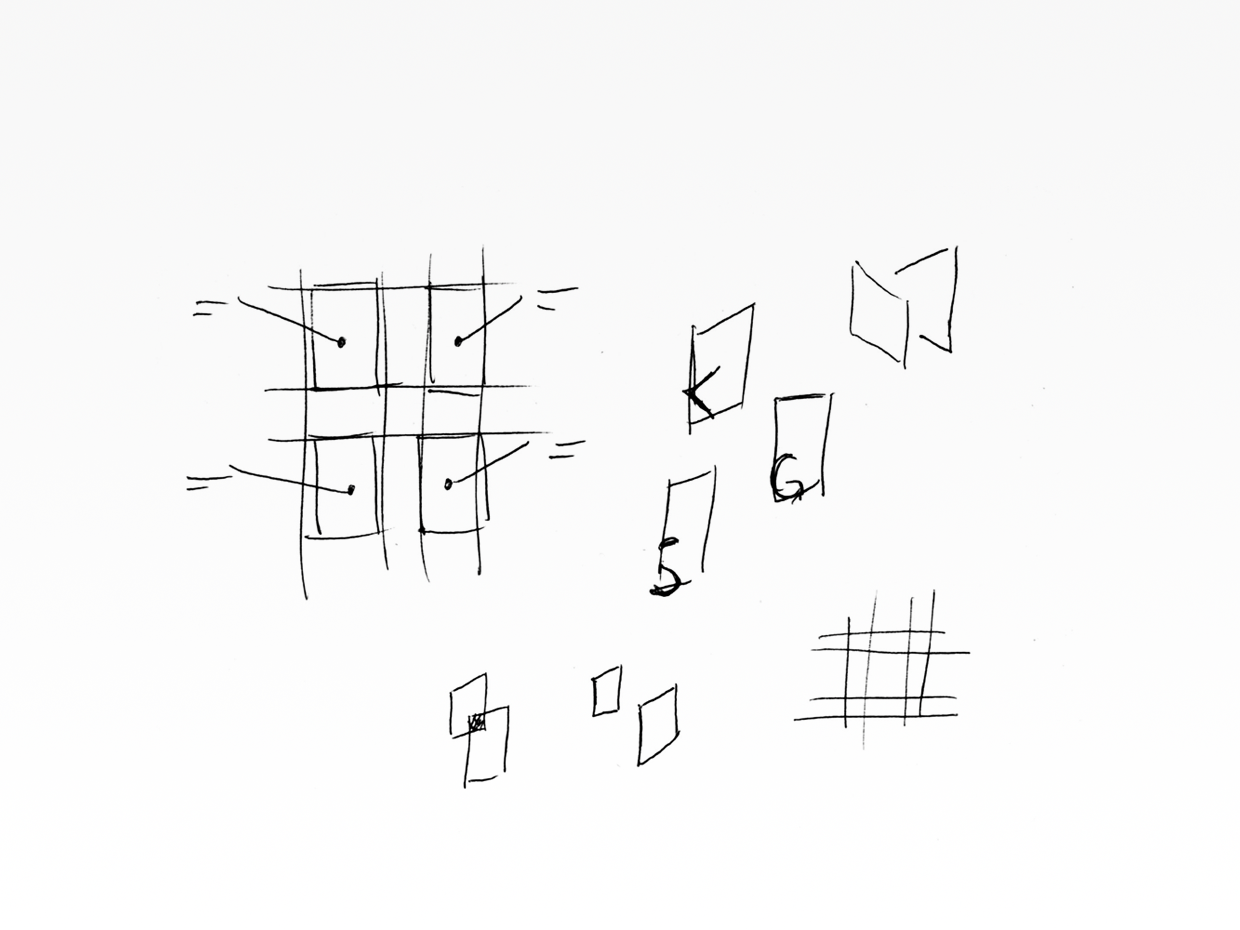 KGS Winterthur logo sketches "transparency"
