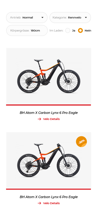 Veloin mobile screen 2